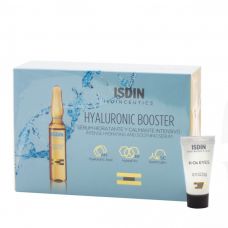  ISDIN NECESER BOOSTER HYALURONIC 30 AMPOULES + EYE CONTOUR K-OX 3ML - Tinh chất làm mờ neeso nhăn và đường viền mắt