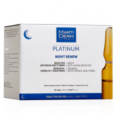   MartiDerm Platinum Night Renew Ampoule -  Chống Lão Hoá & Tái Tạo Da Ban Đêm